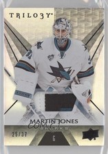 2016-17 Upper Deck Trilogy Black 25/37 Martin Jones #4 2r7