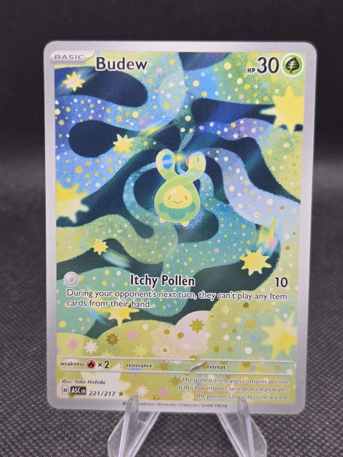 Budew 221/217 Pokemon Ascended Heroes IR - NM