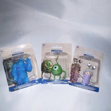 Mattel Pixar Monsters, Inc. 3" Figurines Set Sulley Mike Boo