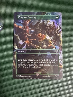 Pippin's Bravery (Borderless) Universes Beyond MTG LOTR - ERROR CARD See Photos