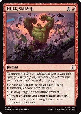 NM - HULK SMASH!MSH - 135Marvel Super Heroes