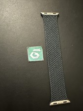 Apple Watch Braided Solo Loop 41mm 38/40 Genuine OEM Storm Blue Size 3