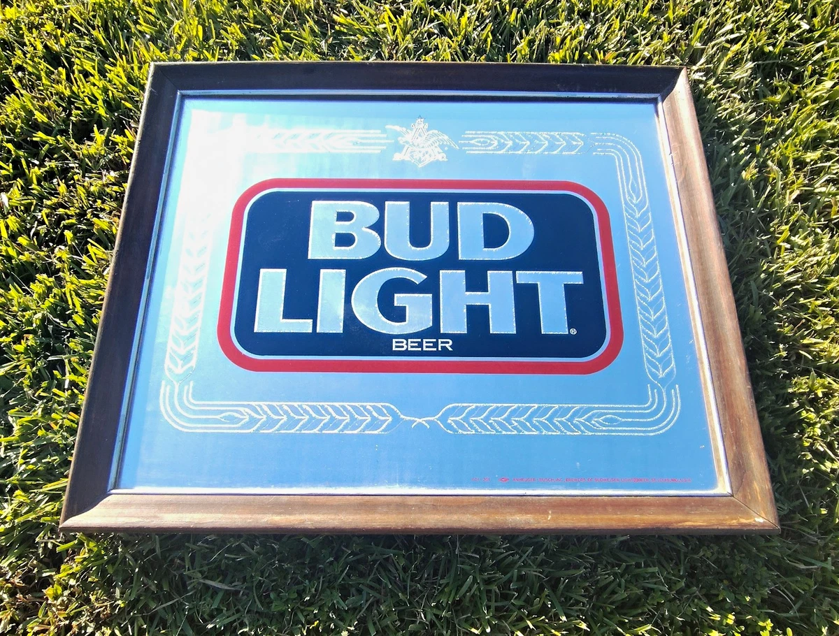 バドライト BudLight 鏡 ミラー 看板 木製フレーム 80s jT0A 25+ Bar Signs Mirrors Budweiser & Tins for sale | Updated Oct 2026