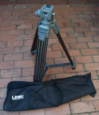 Libec TH M20 Tripod & Head with Pan Arm & Quick Release Plate. With TC-6 bag.