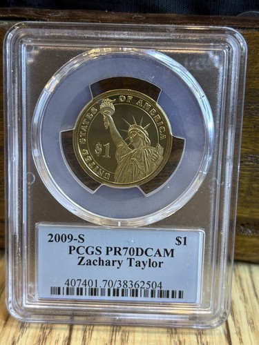 2009 - S  Zachary Taylor Dollar - PCGS  PR70DCAM - The Presidential Series - Picture 2 of 2