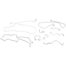 Brake Line Kit Complete V6 4wd With ABS 1998-02 Dodge Durango OE Steel 10pc