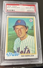 1978 Topps PSA 10 - Bud Harrelson #403 Mets