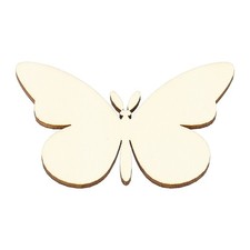 10 Pcs Wooden Butterfly 2.36 Inch Butterfly Shaped Unfinished Wood Cutouts