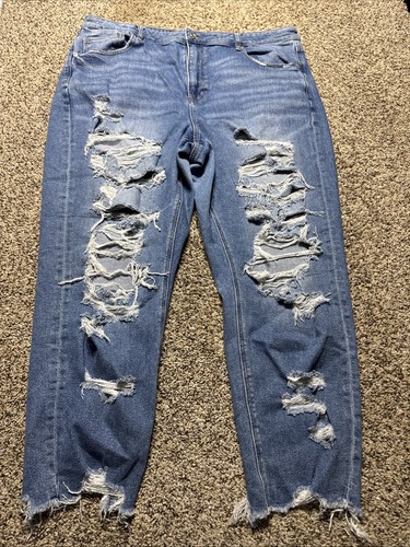 AE AMERICAN EAGLE MOM JEAN STRETCH WOMENS JEANS SIZE 20