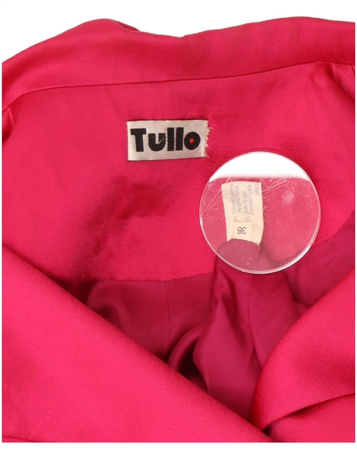 TULLO Womens 3 Button Blazer Jacket EU 38 Medium … - image 4