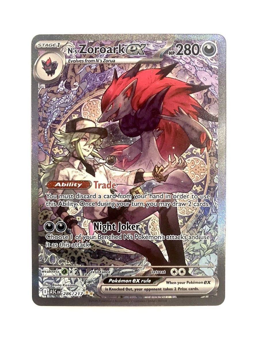 N's Zoroark Ex Pokémon TCG Cards for sale | eBay