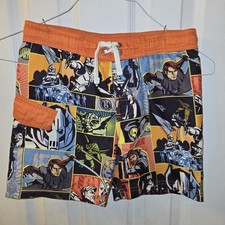 Star Wars Boys Swimming Shorts Swimsuit Size 4 Kids Swim Trunks Clone Wars Yoda