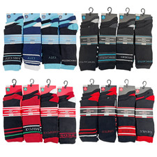 Mens Football Socks Liverpool Manchester Newcastle Adults 3/6/12 Pairs Size 6-11