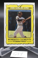 2021 Topps Heritage #GO-14 Roberto Clemente The Great One Pittsburgh Pirates