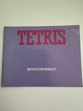 Nintendo Tetris NES, Puzzle, 1989 Instruction Booklet  NO GAME  MANUAL ONLY 