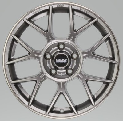 BBS For XR 18x8 5x112 37mm Offset Gloss Platinum Wheel With PFS/Clip