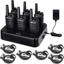 RT68 Walkie Talkies with Earpiece, Portable FRS Two-Way Radios Rechargeable, wit