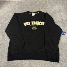 Vintage Champion Western Michigan University WMU Broncos Logo Crewneck Size L