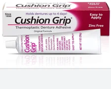 Cushion Grip Thermoplastic Denture Adhesive, Original Formula, 1 oz
