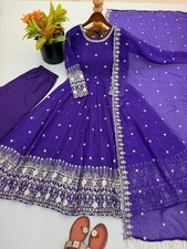 Indian Bollywood Anarkali Dress Salwar Designer Kameez Pakistani Suit Party Wear