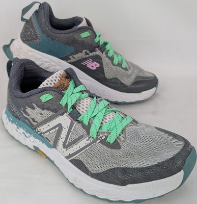New Balance Fresh Foam Hierro Sneaker Damen UK 7 grau Vibram Sohlen Wandern Mesh