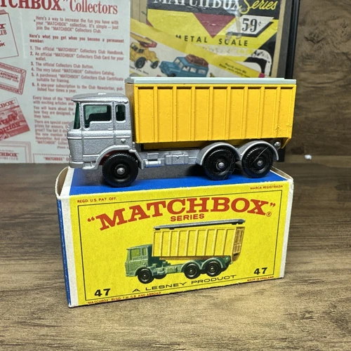 Matchbox Lesney No. 47 DAF Tipper Container Truck w Original Box