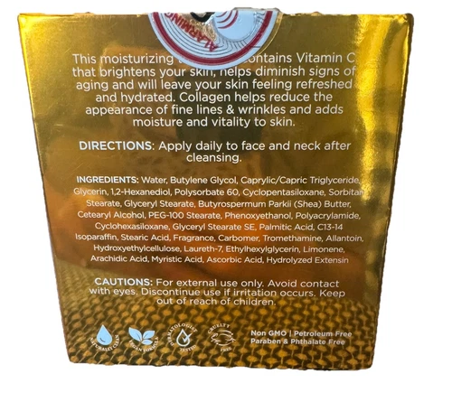 CLEAR BEAUTY Vitamin C & Collagen Moisturizing Day Cream Brightening Restoring - Picture 6 of 7