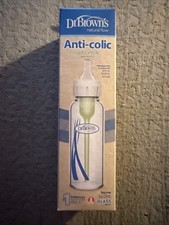 Dr. Brown'S Natural Flow Anti-Colic Options Narrow Glass Baby Bottle 8 Oz/250 M
