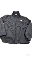 The North Face Men's Grey Softshell Full Zip Jacket with Pockets Size L