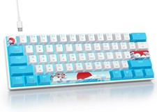 Wired 60 Percent Mechanical Keyboard RGB Gaming Keyboard 60 Percent, Ultra-C...