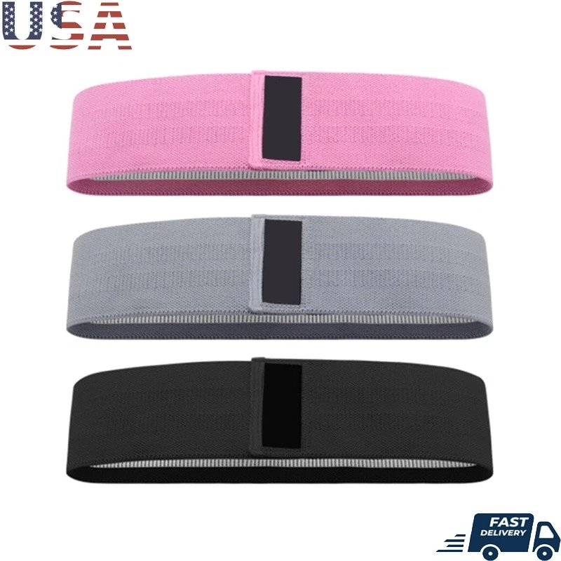 Lift & Tone Booty Bands Set Non-Slip Resistance Bands Glutes Legs Training New