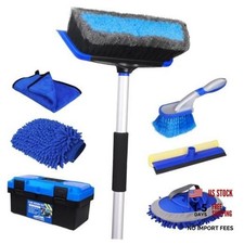 62'' Car Wash Brush with Long Handle, Car Wash Kit with Tire Brush, Tower,