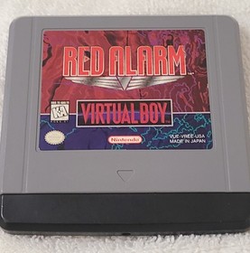 Red Alarm (Nintendo Virtual Boy) Game Cartridge Only With Dust Cover Tested VTG