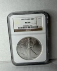 1992 Eagle S$1 Classic Brown Label Coin MS 69 NGC