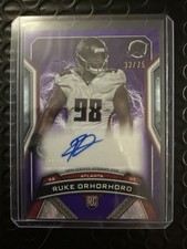 2024 Topps Resurgence Ruke Orhorhoro #RRS-RO Purple Surge Refractor /75 (AU, RC)