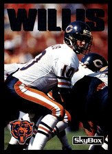 1992 SkyBox Impact Peter Tom Willis #251 Chicago Bears NFL Football