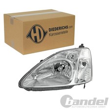 DIEDERICHS HALOGEN SCHEINWERFER mit LWR-Motor LINKS für HONDA CIVIC | 5208381