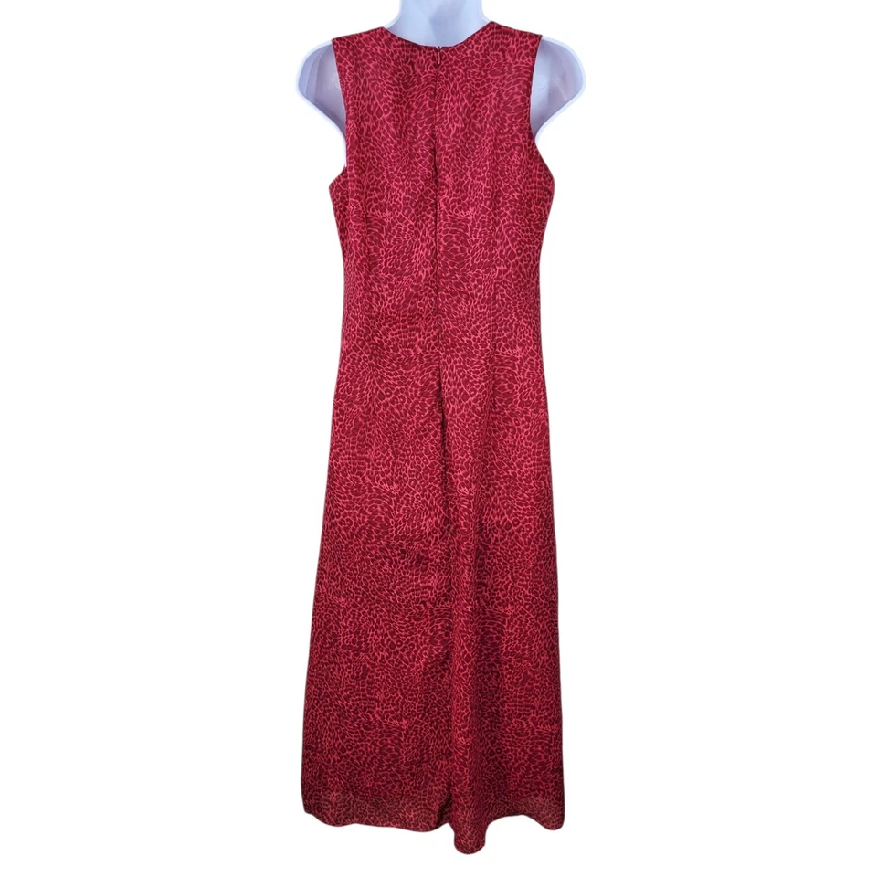 Vestido sin Mangas de Fiesta Vintage Años 90 8 Grunge Alt Elástico Rosa Guepardo Estampado Leopardo  Foto 4 de 4