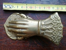 VIT- Pince à courrier billet forme de main en bronze 