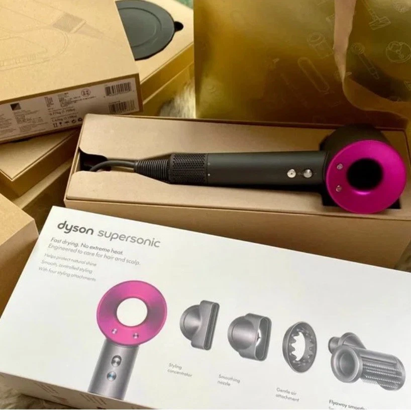 Genuine Dyson Supersonic Hair Dryer with All Styling Attachments - Color - New - Image 3 of 4