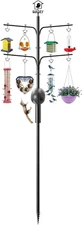 by  Bird Feeder Pole with Effective Squirrel Baffle, 108 Inch Rust-Proof Pole Ki