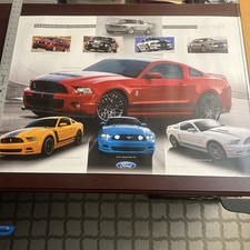 2013-2014 Ford Mustang 36” X 24" Boss 302 Shelby GT500 GT/CS Promo Poster OEM