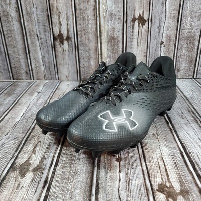 Under Armour Men s Blur Smoke MC Black Football Cleats 3023722-001 Size 9.5
