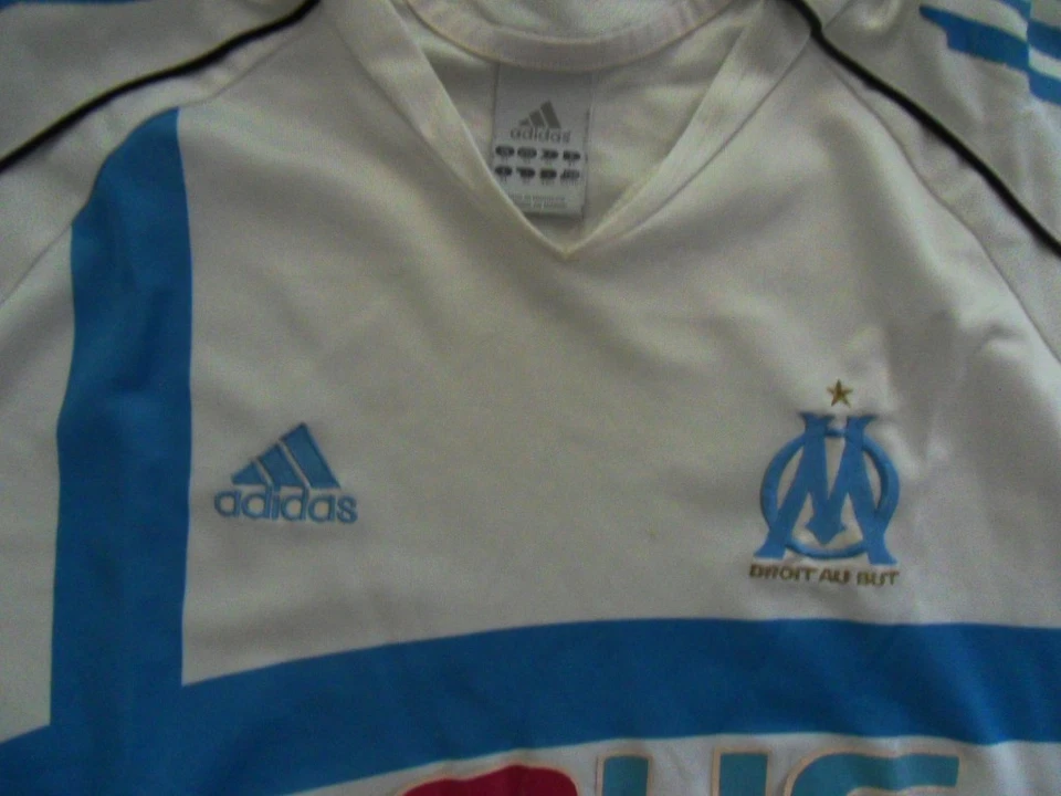 MAILLOT ADIDAS OLYMPIQUE DE MARSEILLE OM 2004/2005 VINTAGE EPOQUE NASRI - Photo 2/4