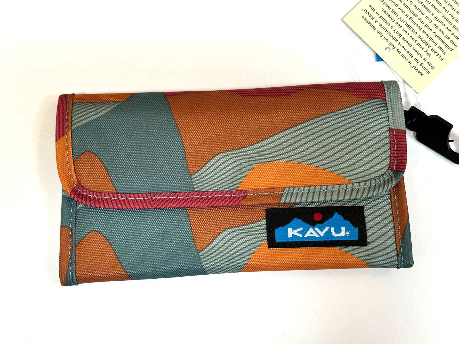 KAVU Mondo Spender Trifold Wallet ~ Mod Mountain