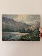 Original Vintage Oil on Board