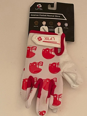 Lyrx Football Receiver Sticky  Tacky Gloves Youth Size XS