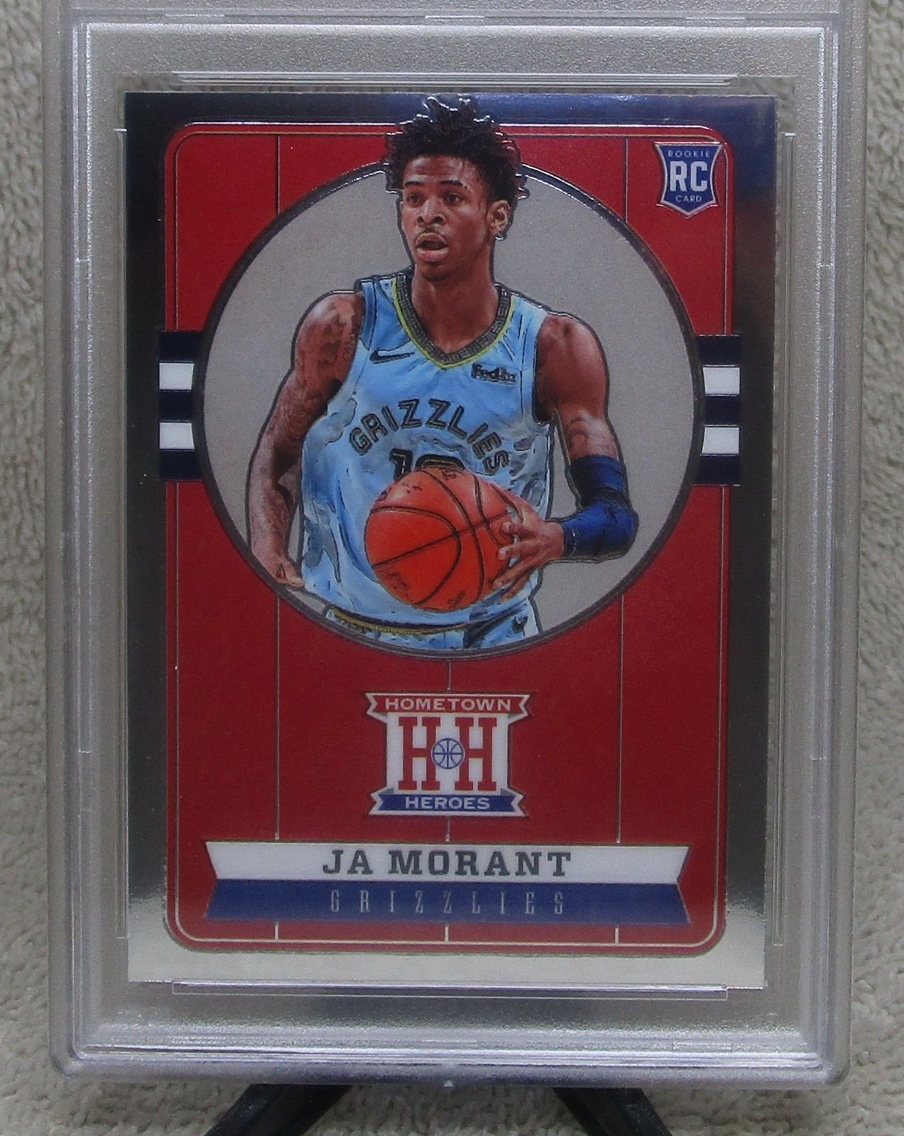 PSA 10 JA MORANT 2019 Panini Chrome Chronicles HOMETOWN HEROES ROOKIE CARD #550 view 3