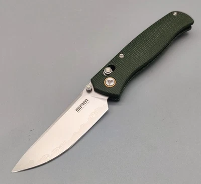 GUANGXI SANRENMU HARDWARE TECHNOLOGY CO.,LTD SRM Knives 255L-MG2 Medal Ambi Lock Folder Micarta Griff 140Cr Laminatstahl