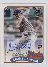 2024 Topps Update 1989 Topps Baseball Auto Grant Hartwig #89BA-GHA Auto 1t5